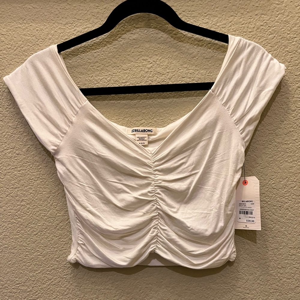 BillaBong | Off the Should Scrunched Top